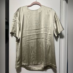 NEW Women’s Satin Blouse with Zipper on Back